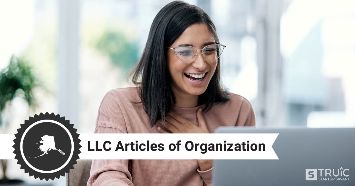 Woman excited that she just filed her articles of organization