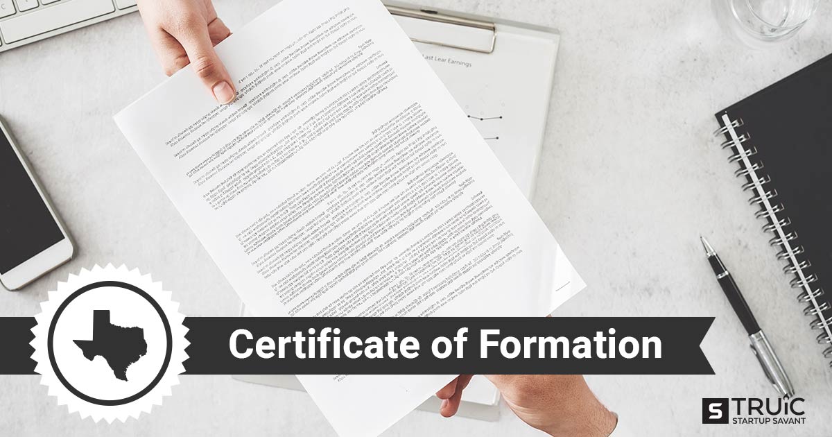 Certificate Of Formation Texas Nonprofit