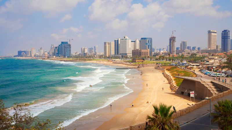 Tel Aviv coast.