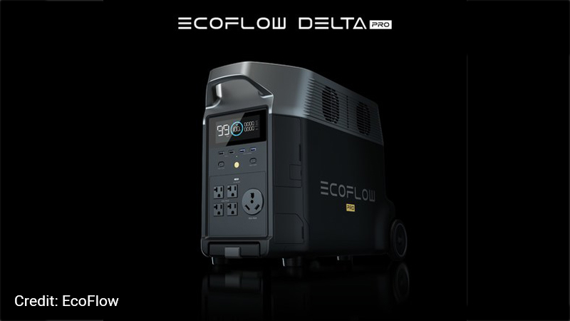 EcoFlow DELTA Pro portable battery.