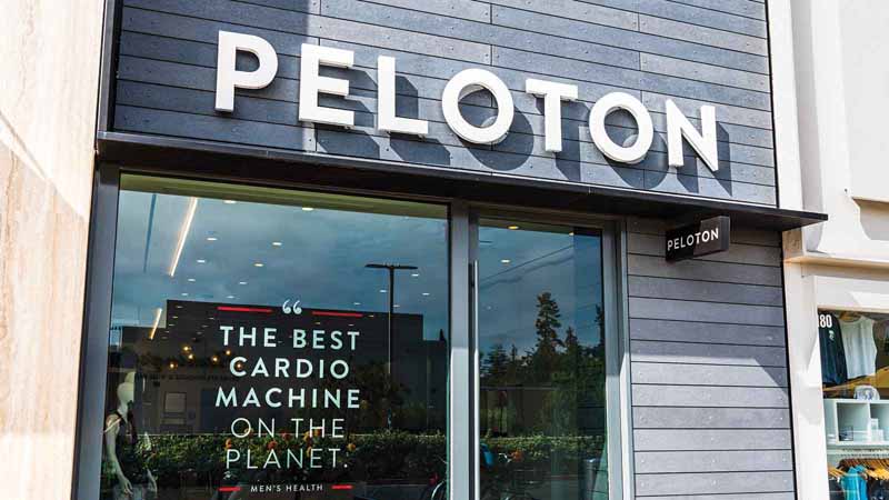 Peloton store in California.