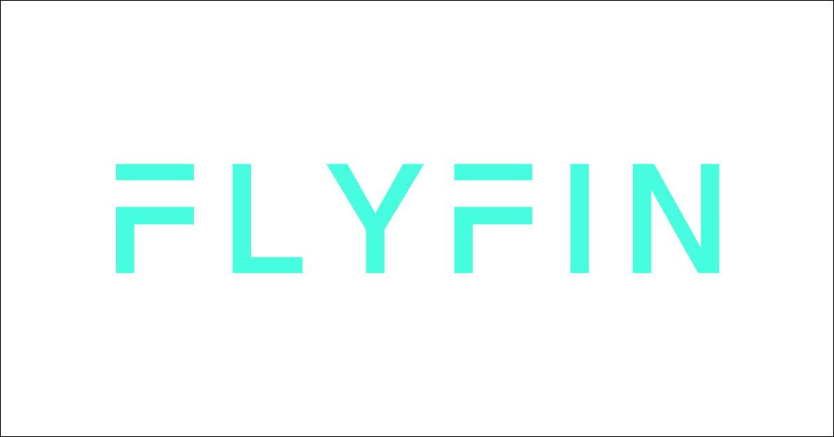 FlyFin logo. 